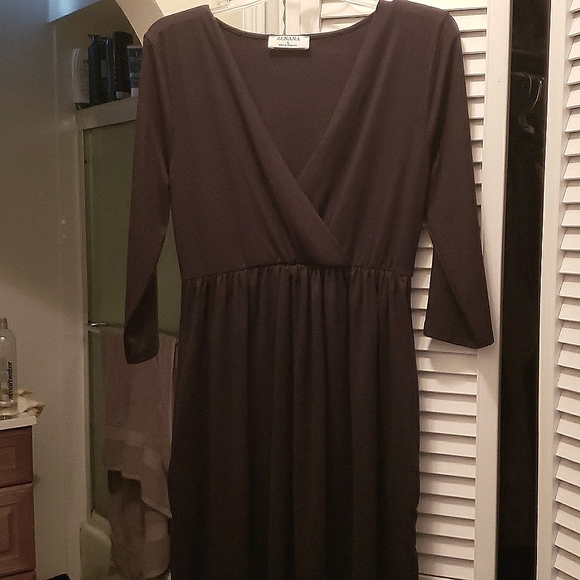 Zenana Black cross front mini dress size L - Picture 1 of 3